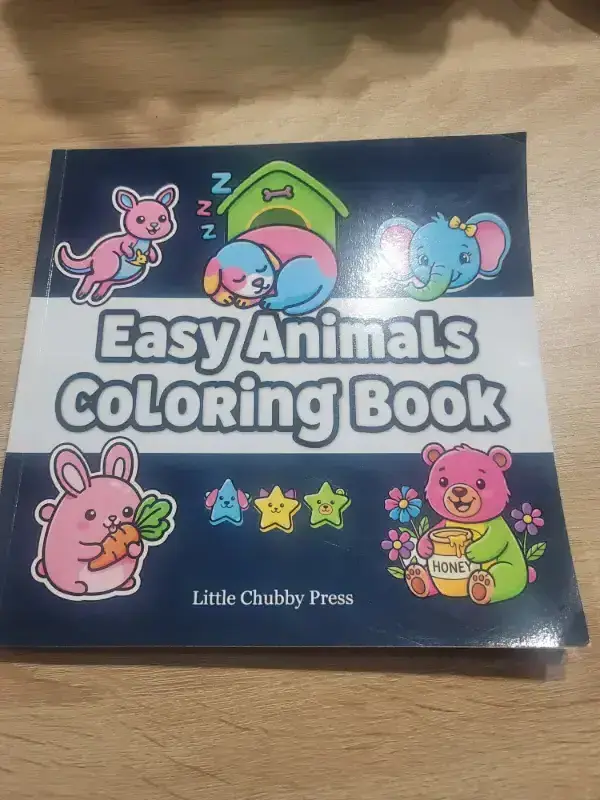 Easy Animals Coloring Book